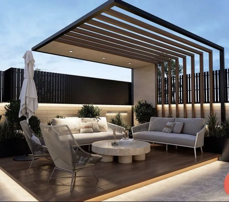 استخدامات برجولات حديد اركان التميز