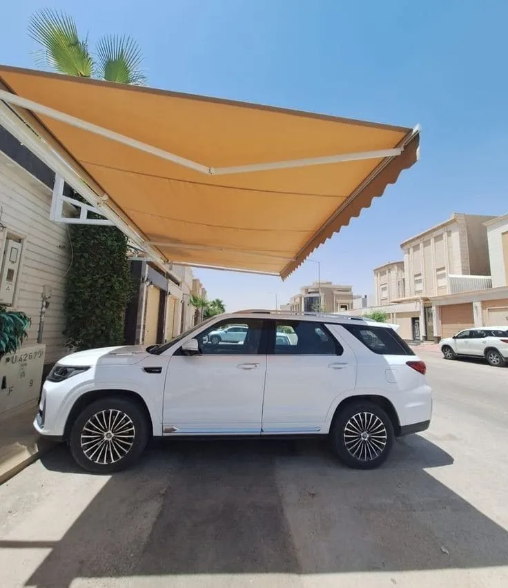 مظلات متحركة كهربائيا - مظلات وسواتر اركان التميز