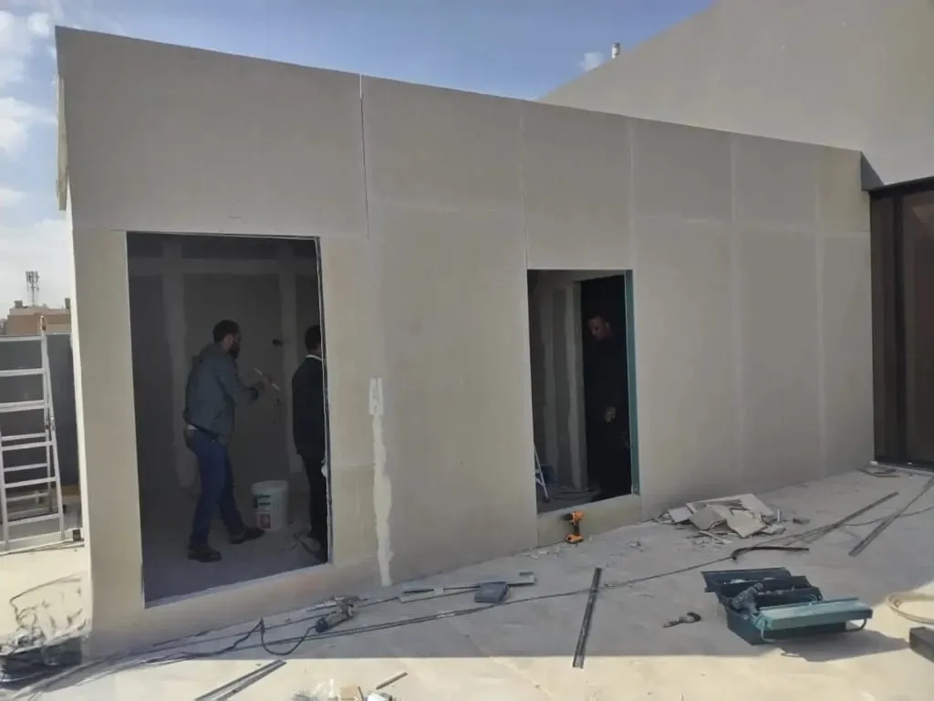 تركيب ملاحق اسمنت بورد الرياض - مظلات وسواتر اركان التميز