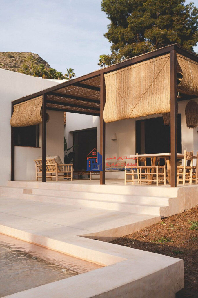 مظلات بامبو