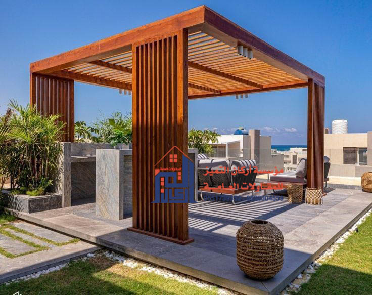 برجولات خشب