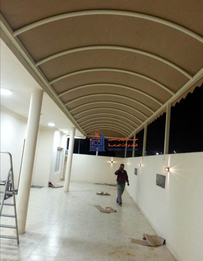 تغطية ممرات منازل