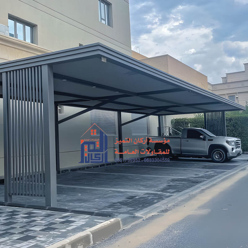 تركيب مظلات سيارات مودرن