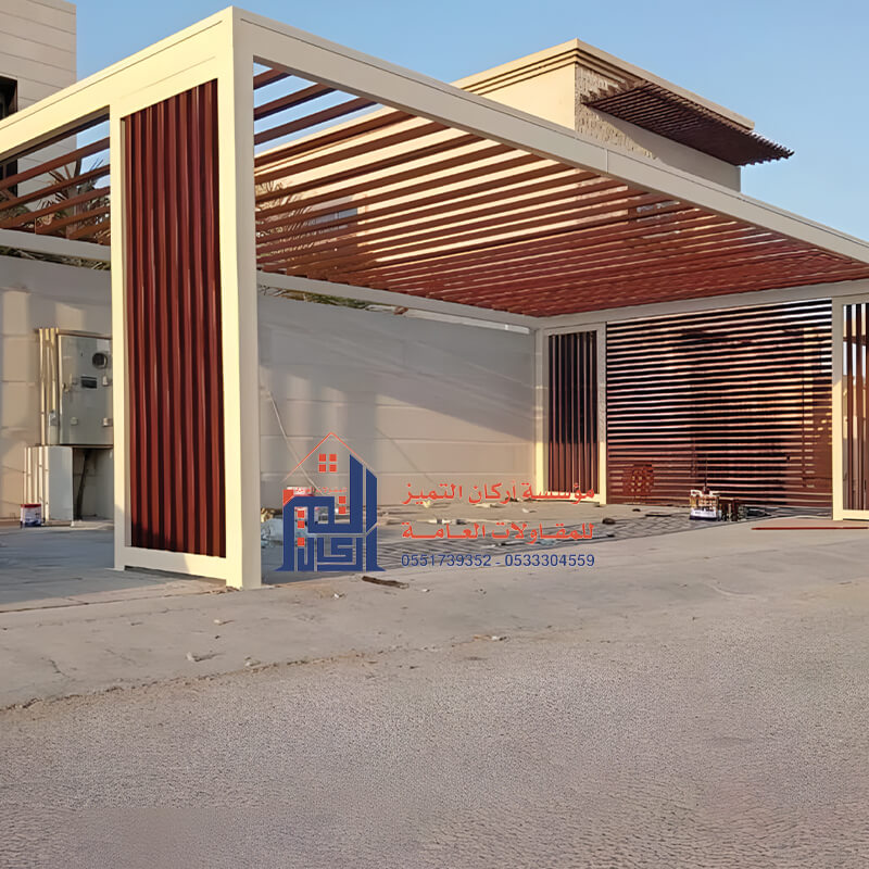 تنفيذ مظلات سيارات مودرن بالرياض
