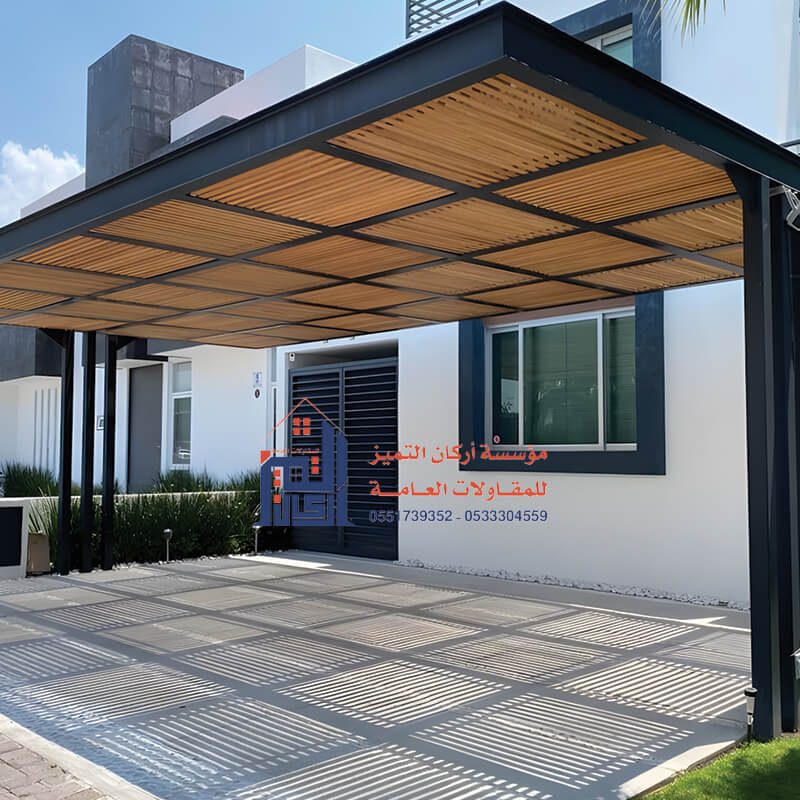 مظلات سيارات مودرن